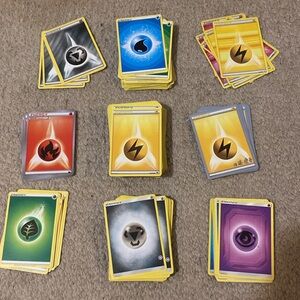 Pokemon tcg bulk energy only mixed years 236 cards